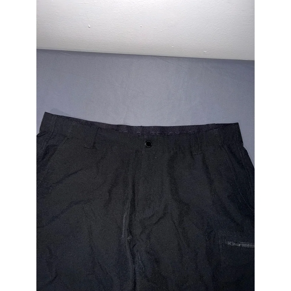 ZeroXposur Mens Travel Series Shorts Black Quick Dry Cargo Pocket Hiking 38
